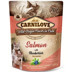 Carnilove Pouch Puppy - Hondenvoer - Zalm Blauwe Bes 300 g