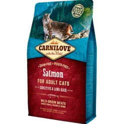 Carnilove Salmon Sensitive & Long Hair - Kattenvoer