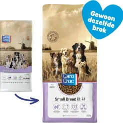 Carocroc Small Breed Vlees&Gevogelte&Rijst - Hondenvoer