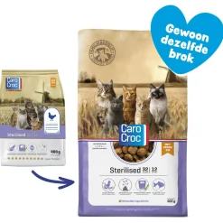 Carocroc Sterilised Gevogelte&Rijst&Visolie - Kattenvoer