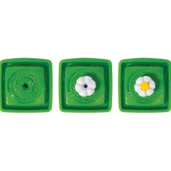 Catit Drinkfontein Mini Bloem Senses - Kattendrinkbak - Ø18.2x12 cm 1.5 l Wit Groen Mini