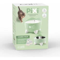 Catit Pixi Fountain Combi Kit - Kattendrinkbak - Groen Wit