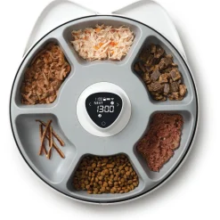 Catit Pixie Smart Feeder - 6 Maaltijden - Voederautomaat - 37x34 cm Wit