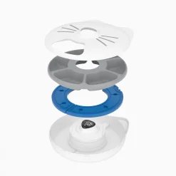 Catit Pixie Smart Feeder - 6 Maaltijden - Voederautomaat - 37x34 cm Wit