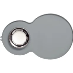 Catit Placemat Peanut Inclusief Rvs Bakje 35x23x3 cm - Kattendrinkbak