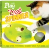 Catit Play Treat Spinner - Kattenspeelgoed - Ø19.5x5.8 cm Wit Groen