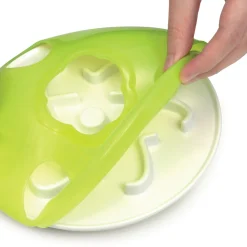 Catit Play Treat Spinner - Kattenspeelgoed - Ø19.5x5.8 cm Wit Groen