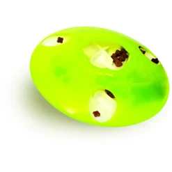 Catit Play Treat Spinner - Kattenspeelgoed - Ø19.5x5.8 cm Wit Groen
