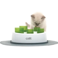 Catit Senses Digger 2.0 - Kattenspeelgoed - 24.5x24x14.5 cm Wit Groen