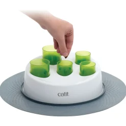 Catit Senses Digger 2.0 - Kattenspeelgoed - 24.5x24x14.5 cm Wit Groen