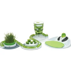Catit Senses Digger 2.0 - Kattenspeelgoed - 24.5x24x14.5 cm Wit Groen