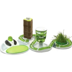Catit Senses Food Tree - Kattenspeelgoed - 35x27x35 cm Wit Groen
