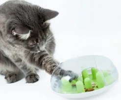 Catit Senses Treat Maze - Kattenspeelgoed - 16x16x7.5 cm Groen Wit