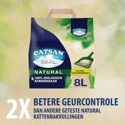 Catsan Natural - Kattenbakvulling - 8 l