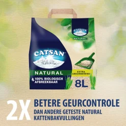 Catsan Natural - Kattenbakvulling - 8 l