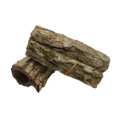 Ceramicnature Catappa Bark Tubes - Aquarium - Ornament - Bruin