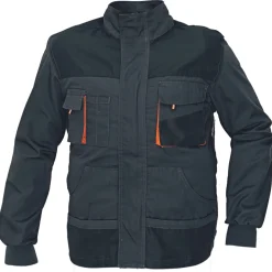 Cerva Werkjas Emerton Flannel Zwart - Werkkleding