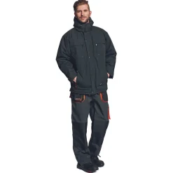 Cerva Werkjas Emerton Gevoerd Zwart - Werkkleding