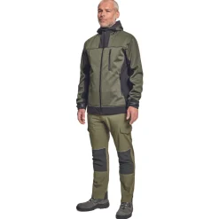 Cerva Werkjas Huyer Softshell Olijfgroen - Werkkleding