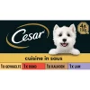 Cesar Alu Multipack Cuisine - Hondenvoer - Mix 4x150 g