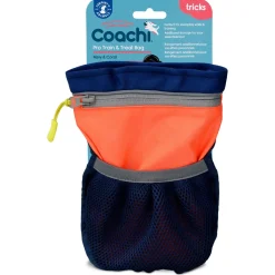 Coachi Pro Train & Treat Bag Navy & Coral - Hondenopvoeding - Navy Coral