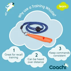 Coachi Training Whistle Hondenfluit - Hondenopvoeding - Coral