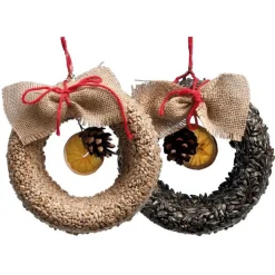 Coco-Bird Krans Black Sunflower - Voer - Ø18.5 cm 300 g