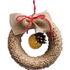 Coco-Bird Krans Black Sunflower - Voer - Ø18.5 cm 300 g