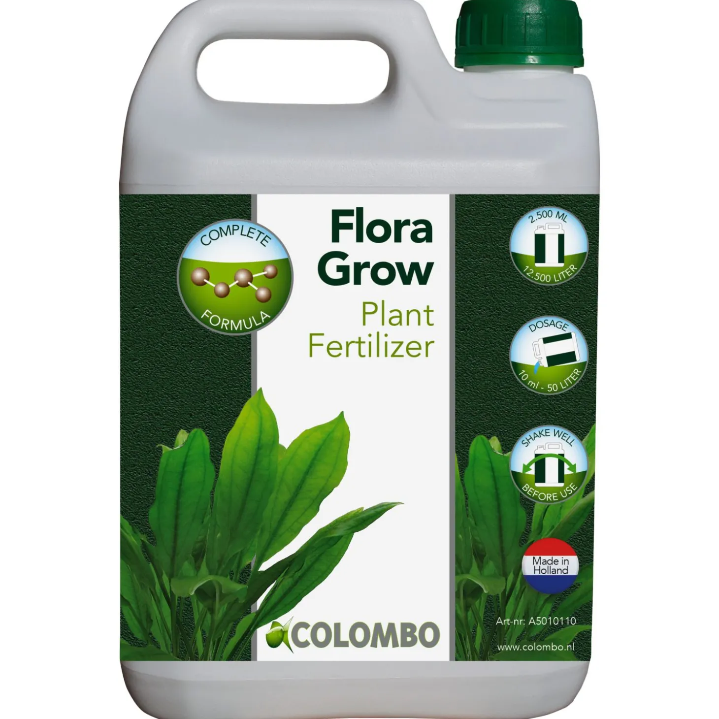 Colombo Flora Grow Xl - Bemesting - 2.5 l Wit