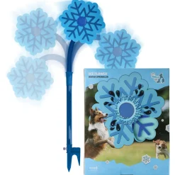 Coolpets Ice Flower Sproeier - Hondenverkoeling - 72x34 cm Donkerblauw Lichtblauw
