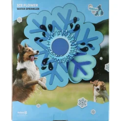 Coolpets Ice Flower Sproeier - Hondenverkoeling - 72x34 cm Donkerblauw Lichtblauw