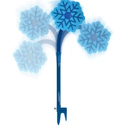 Coolpets Ice Flower Sproeier - Hondenverkoeling - 72x34 cm Donkerblauw Lichtblauw