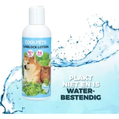 Coolpets Sunblock Lotion - Honden-zonnenbrand-verzorging - 200 ml Sfp 15+