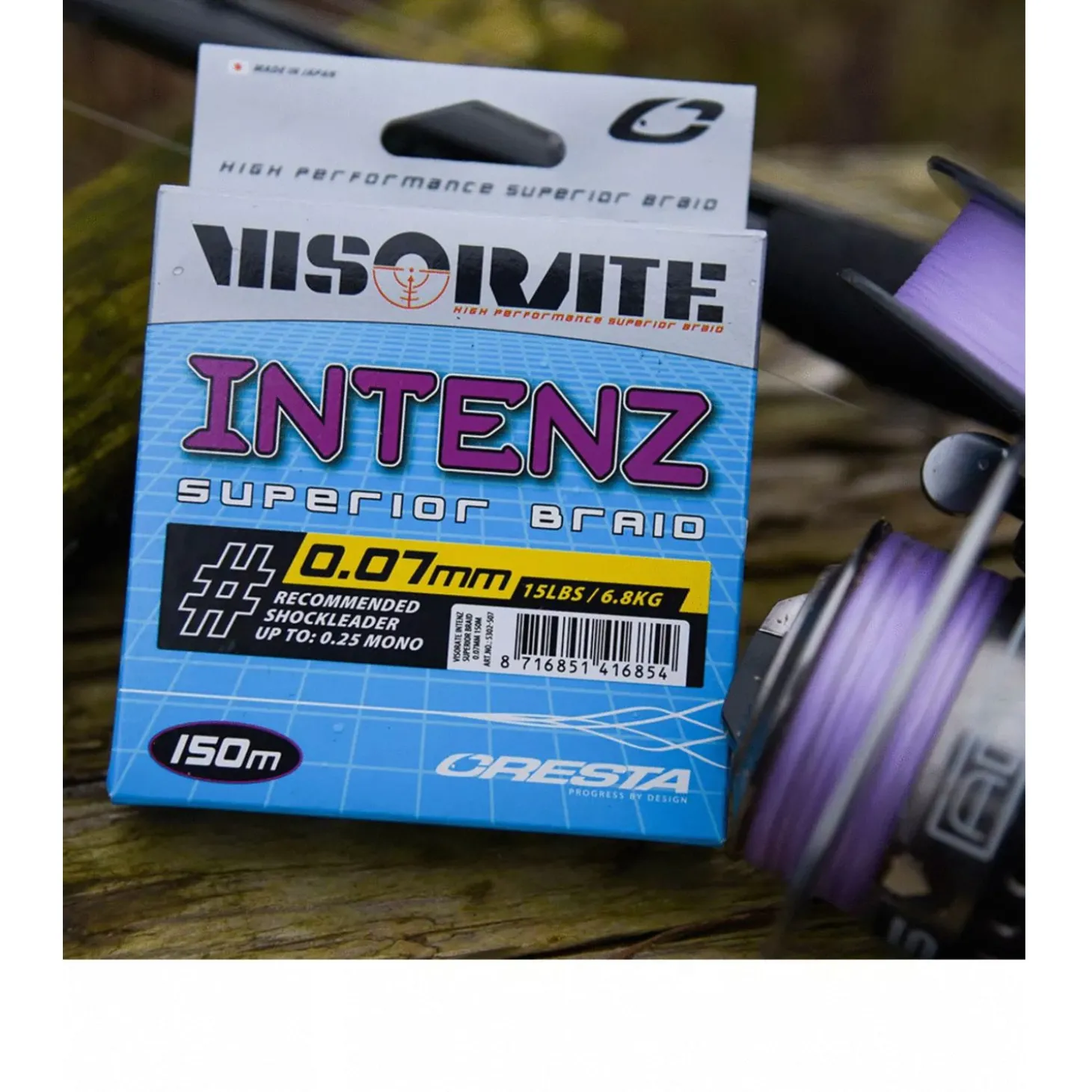 Cresta Visorate Intenz Sup. Braid 0.07mm 150m - Vislijn -