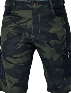 Crv Line Cambre Werkshort Camouflage - Werkkleding