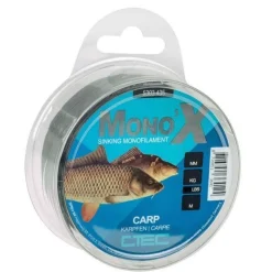 C-Tec Mono X Carp Black 0.28mm/6.5kg 400m - Vislijn -