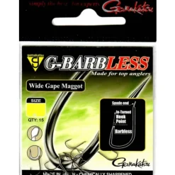 C-Tec Wide Gape Maggot Hooks Barbless #12 - Vishaak -