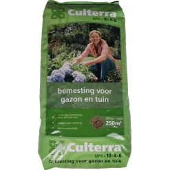 Culterra 10-4-6 (Groen) - Gazonmeststoffen - 25 kg Bemesting Voor Gazon En Tuin
