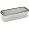 Curver Bewaarbox Voor Worsten - Hondenvoerbewaarbak - 32x13.5x9 cm Transparant Zilver