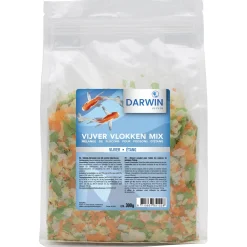 Darwin Vijvervoeding Vlokken Mix - Vijvervoer