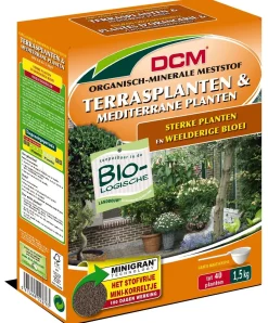 Dcm Meststof Terras & Mediterre Planten - Siertuinmeststoffen - 1.5 kg (Mg)