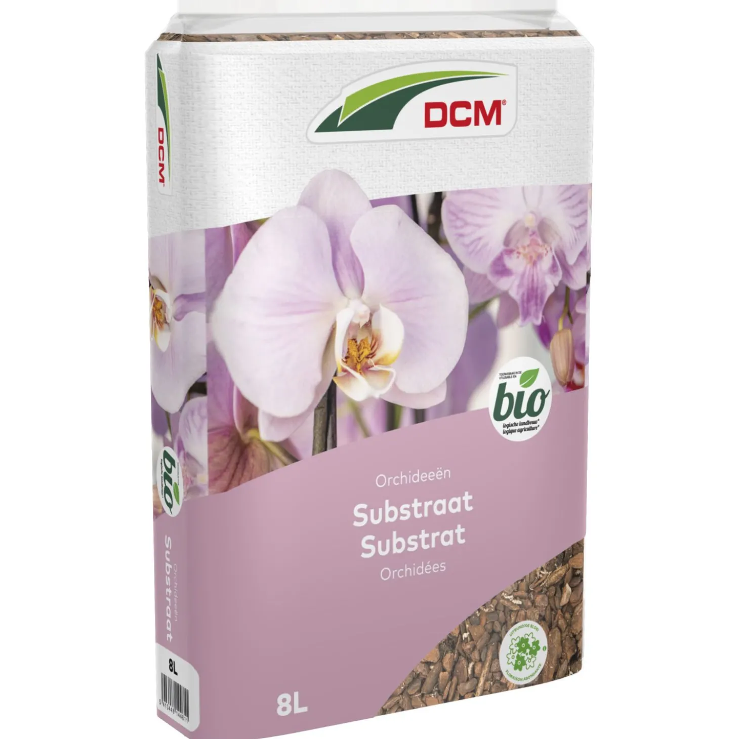 Dcm Orchideeënsubstraat - Potgrond Turf - 8 l Bio