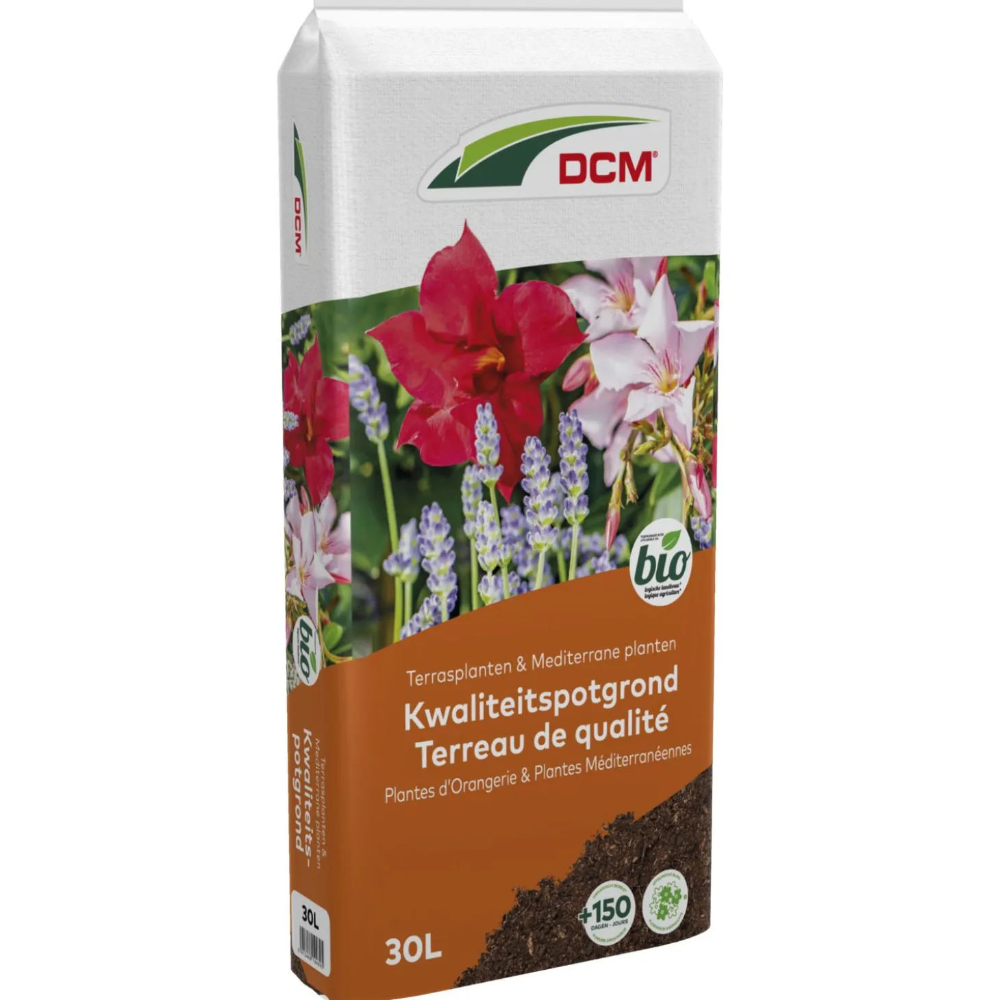 Dcm Potgrond Terras & Mediterraan - Potgrond Turf - 30 l Bio