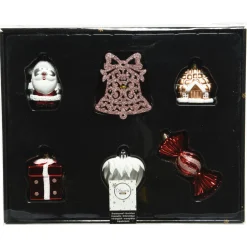 Decoris Beeldjes Kunststof Mix - Kerstversiering - 0.20x8.50x9.50 cm Multi-Color 20 stuks