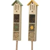Decoris Insectenhotel Op Stok - Nestkast - Groen Geel