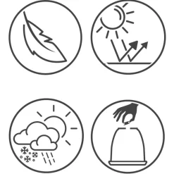 Decoris Zoe Bloempot Op Poten Zwart - Buitenpot