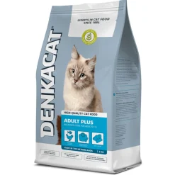 Denkacat Adult Plus - Kattenvoer - Kip Rund Vis 1.25 kg