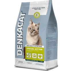 Denkacat Special Kitten - Kattenvoer - Kip Rund Zalm 1.25 kg