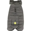 Dgs Hemlock Puffy Jas - Hondenkleding - 56 cm Grijs