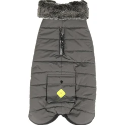 Dgs Hemlock Puffy Jas - Hondenkleding - 36 cm Grijs